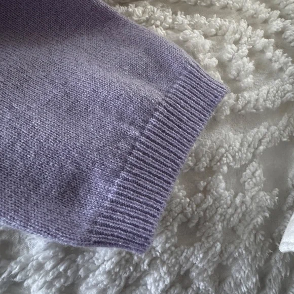 Weekend Max Mura Lavender V-Neck Cashmere Sweater Size L NWOT - Picture 5 of 11